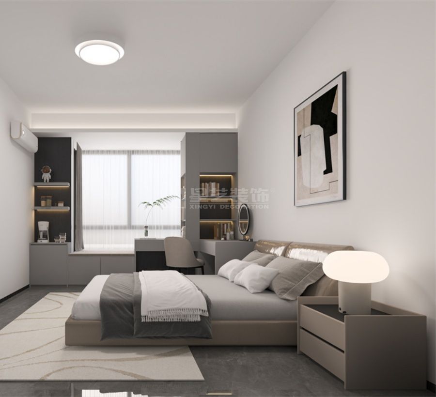 现代简约风格装修设计，打造舒适自然居住空间(图8)