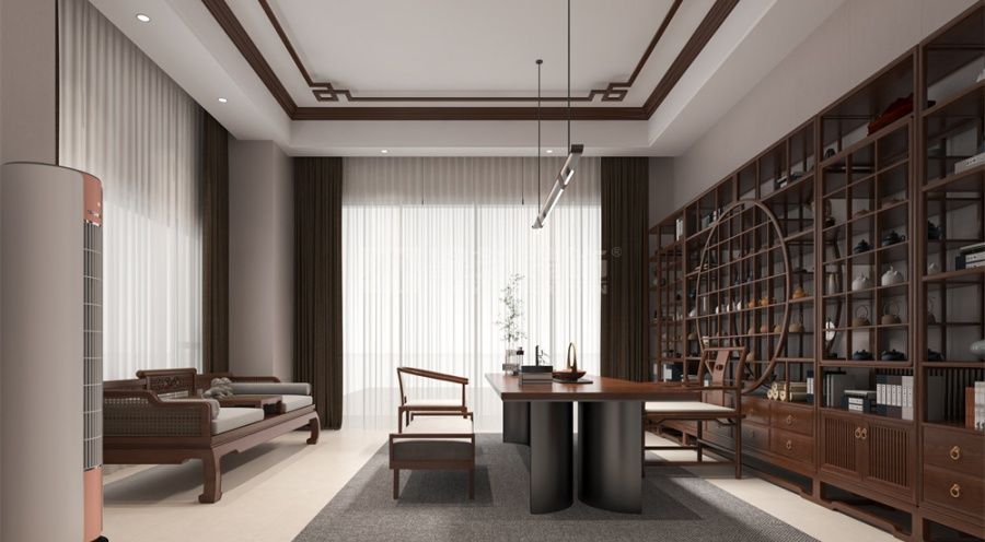 中式风格装修设计理念与空间布局要点解析(图12)