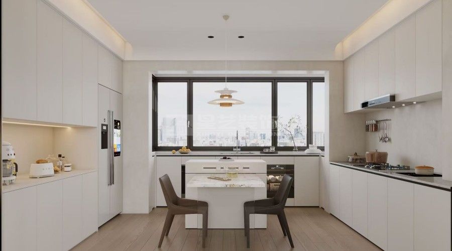 轻法式装修设计案例，温柔白色调营造温馨家居氛围(图3)