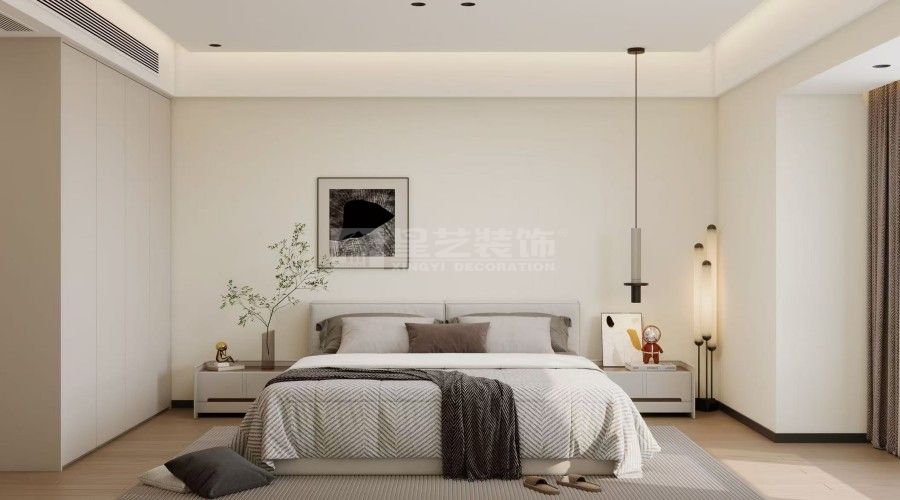 轻法式装修设计案例，温柔白色调营造温馨家居氛围(图4)