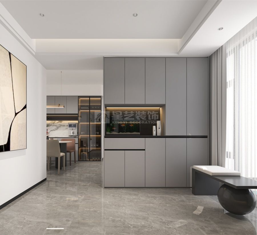 现代简约风格装修设计，打造舒适自然居住空间(图13)