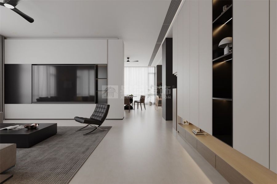 现代简约别墅设计案例分享，小企业主家庭的理想选择(图1)