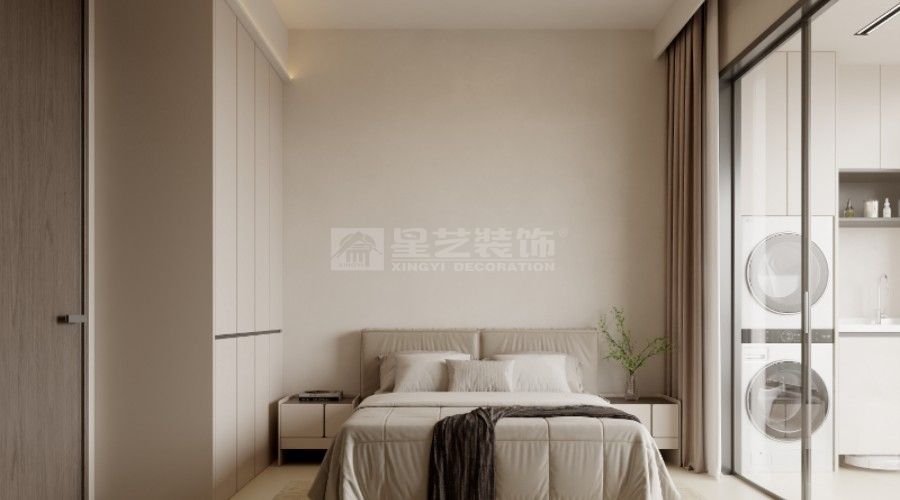 带储物功能的电视背景墙设计，木饰面打造层次感客厅(图4)