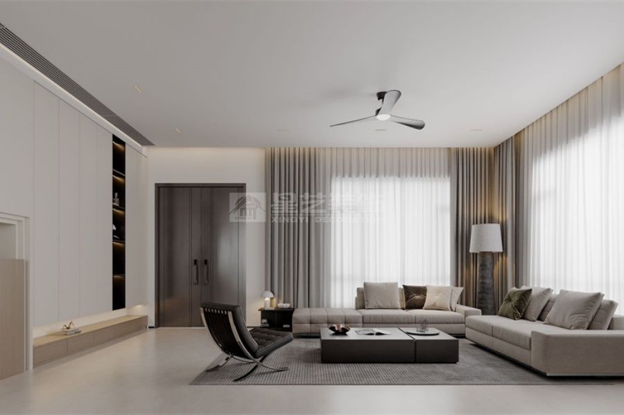 现代简约别墅设计案例分享，小企业主家庭的理想选择(图4)