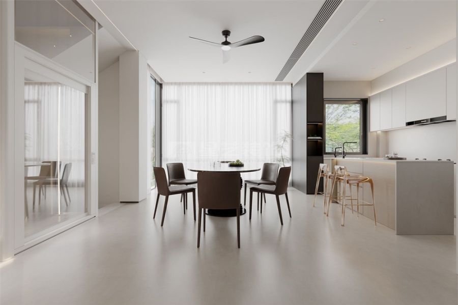 现代简约别墅设计案例分享，小企业主家庭的理想选择(图7)