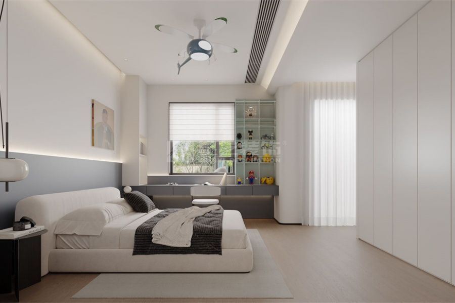 现代简约别墅设计案例分享，小企业主家庭的理想选择(图10)