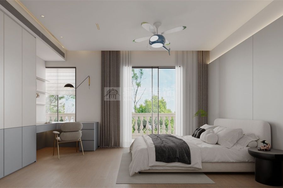 现代简约别墅设计案例分享，小企业主家庭的理想选择(图11)