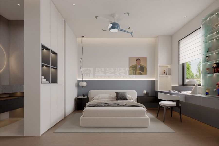 现代简约别墅设计案例分享，小企业主家庭的理想选择(图13)