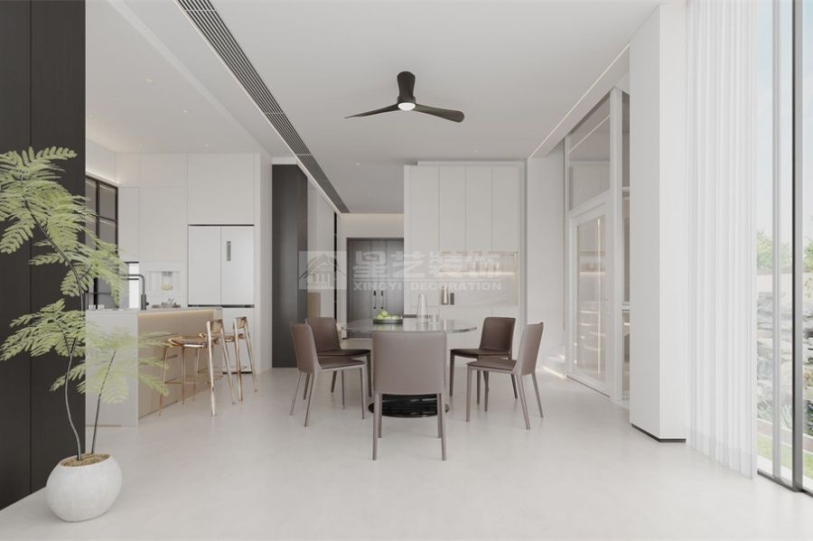 现代简约别墅设计案例分享，小企业主家庭的理想选择(图8)