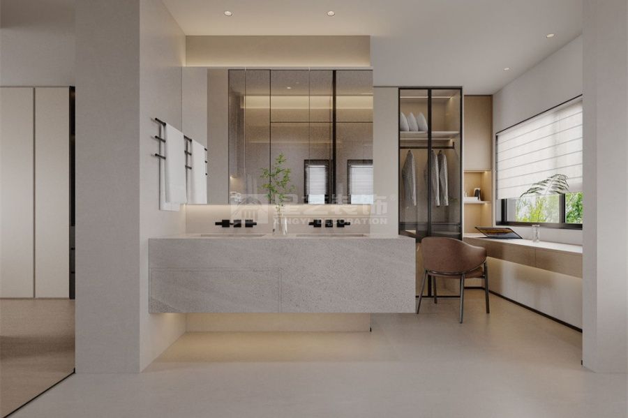 现代简约别墅设计案例分享，小企业主家庭的理想选择(图15)