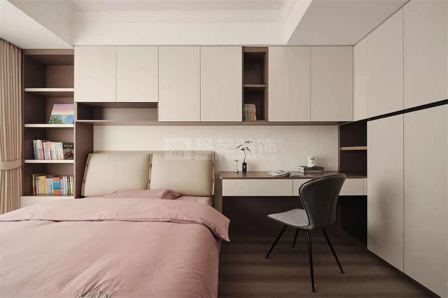 黑白灰现代家居设计，四口之家的极简生活美学(图13)