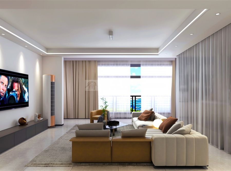 现代风格家居设计指南：客厅餐厅卧室装修效果图集(图1)