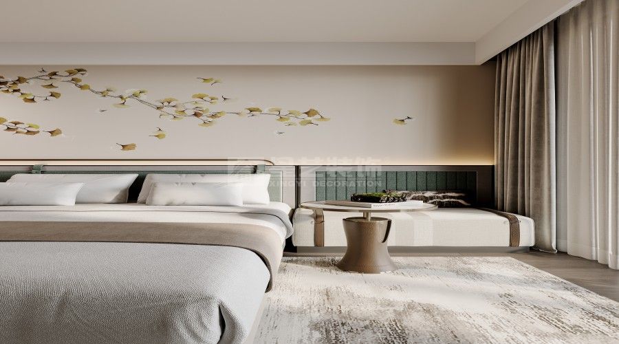 中式哲学与现代设计融合，打造宁静居住空间(图7)