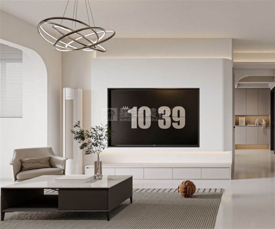 奶油风家装设计效果图集锦，软萌高颜值空间搭配指南(图3)