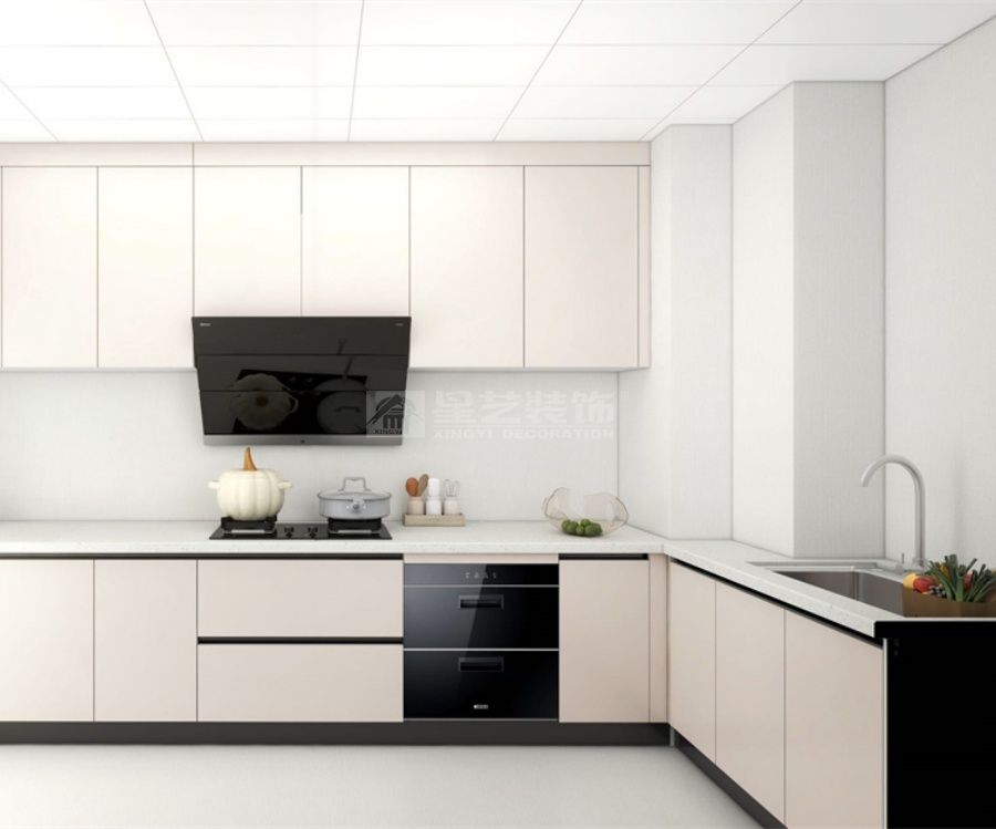 奶油风家装设计效果图集锦，软萌高颜值空间搭配指南(图9)