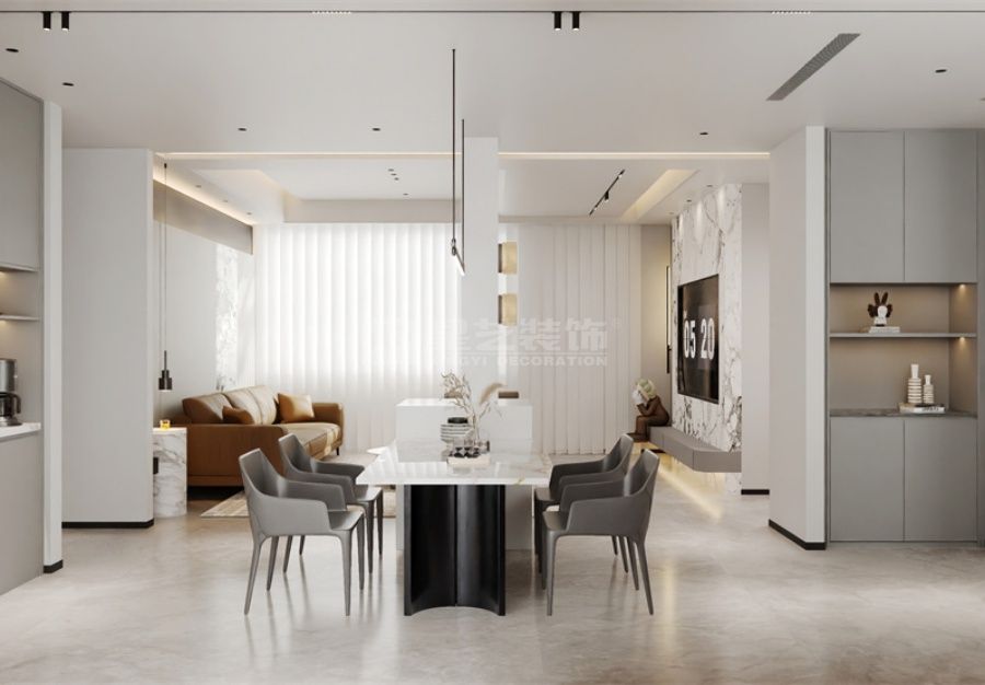 开放式厨房连通客厅设计，打造互动性强的乡村住宅空间(图3)