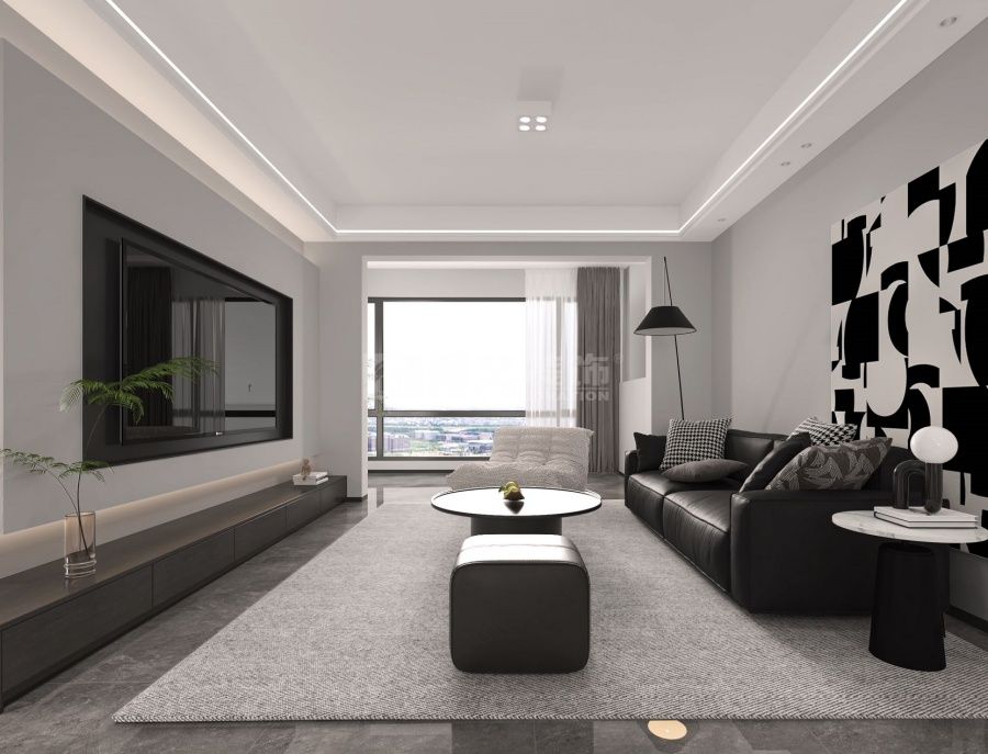 现代简约风格装修设计，打造时尚温馨家居空间(图1)