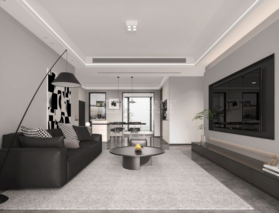 现代简约风格装修设计，打造时尚温馨家居空间(图3)