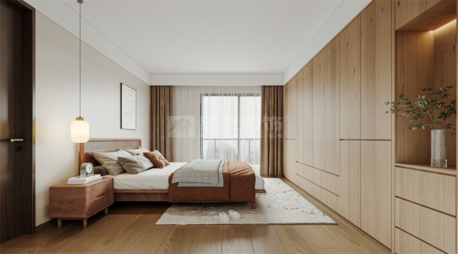 中古风室内设计融合现代极简美学打造舒适居住空间(图9)