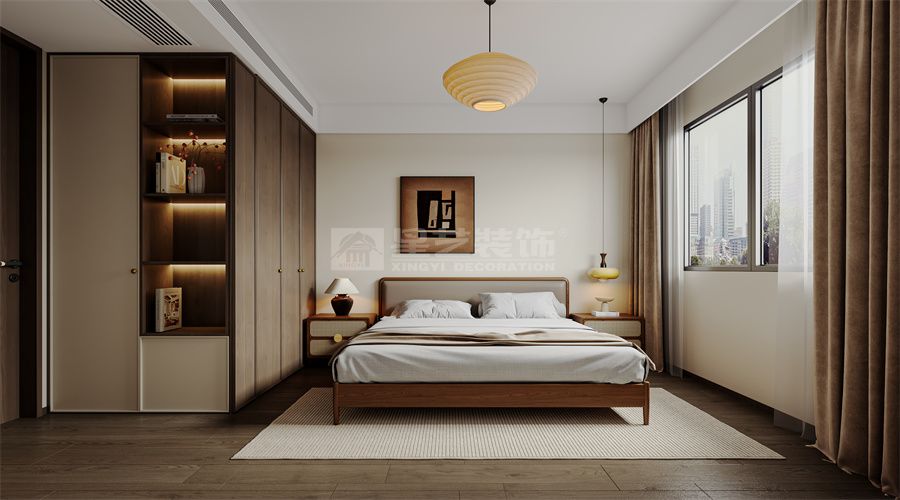 中古风室内设计融合现代极简美学打造舒适居住空间(图11)