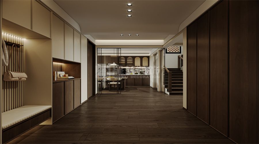 中古风室内设计融合现代极简美学打造舒适居住空间(图12)