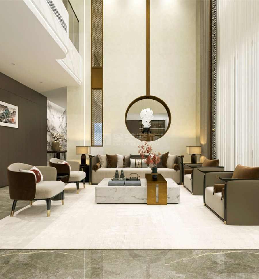 现代简约家居设计，高级黑灰配色打造品质生活空间(图1)