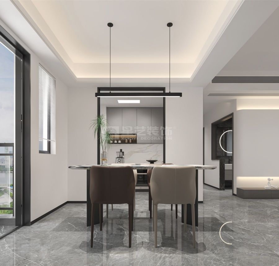 现代简约风格装修设计要点与案例展示(图5)