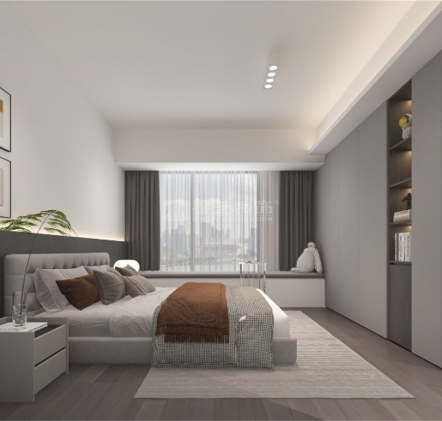 现代简约风格装修设计要点与案例展示(图8)