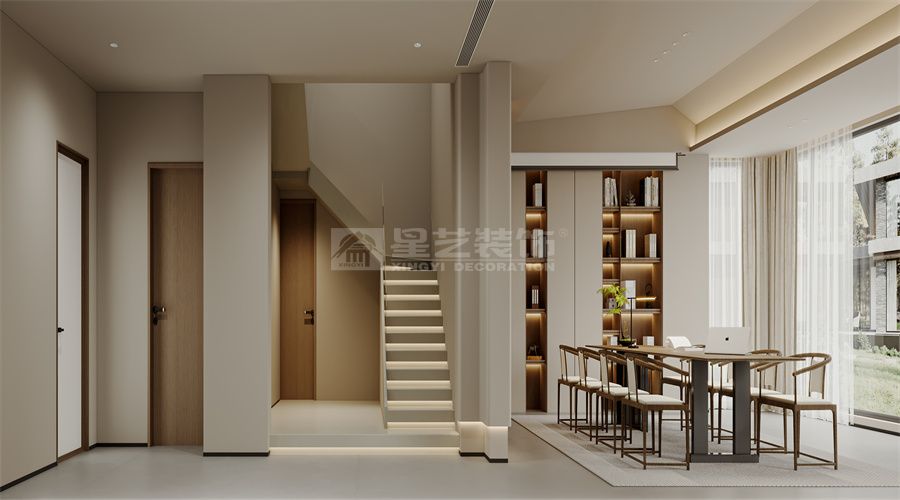 新中式禅意设计打造多功能综合空间，营造静谧平和居所氛围(图2)