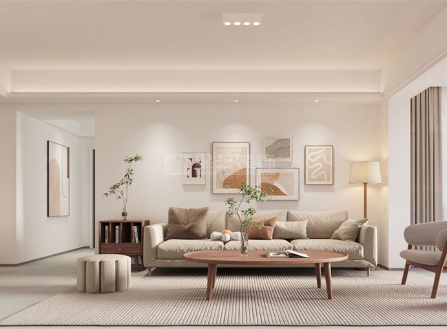 现代简约家居设计去除繁复装饰打造通透舒适空间(图1)