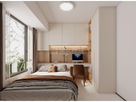 原木奶油风设计打造温馨自然家居空间(图5)