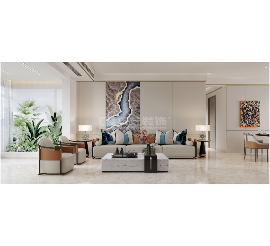 中式轻奢风格装修设计，传统与现代完美融合的品质生活空间(图1)