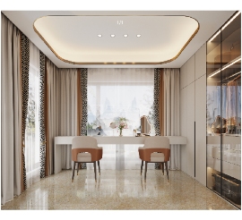中式轻奢风格装修设计，传统与现代完美融合的品质生活空间(图9)