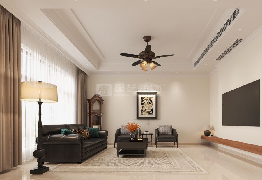 美式风格设计自由派理念，现代与古典融合的优雅家居(图3)