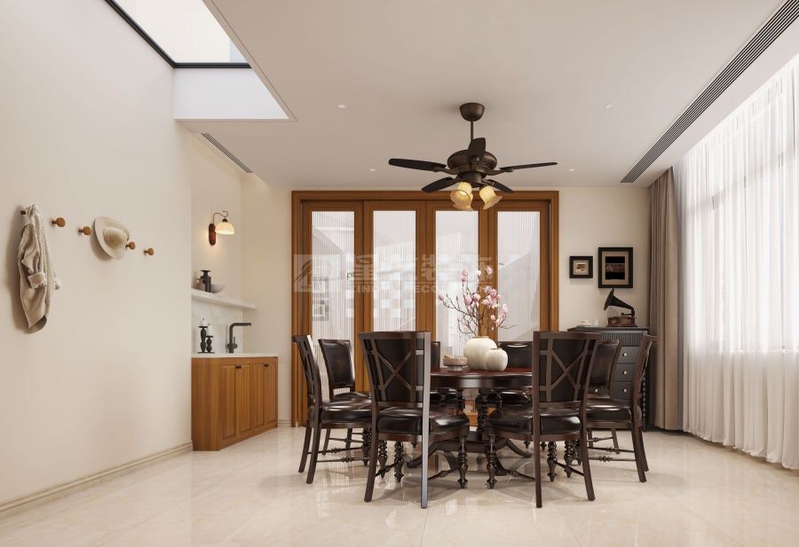 美式风格设计自由派理念，现代与古典融合的优雅家居(图7)