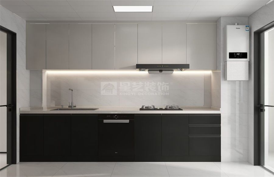 现代简约风格空间设计，直线造型与高纯度色彩搭配(图7)