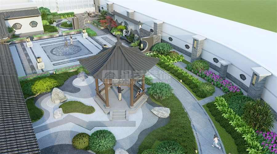 东方哲思融入企业空间设计，打造雅致商务会客环境(图2)