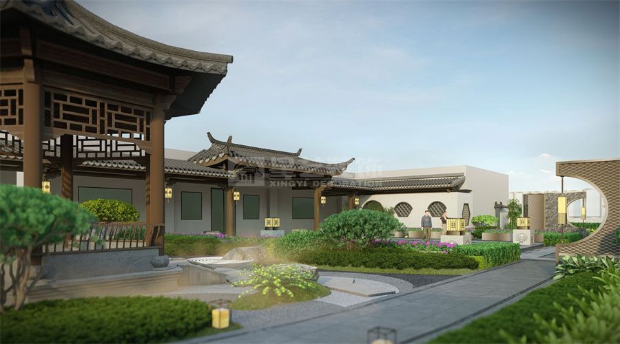 东方哲思融入企业空间设计，打造雅致商务会客环境(图6)