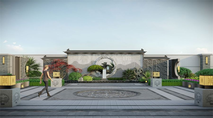 东方哲思融入企业空间设计，打造雅致商务会客环境(图11)