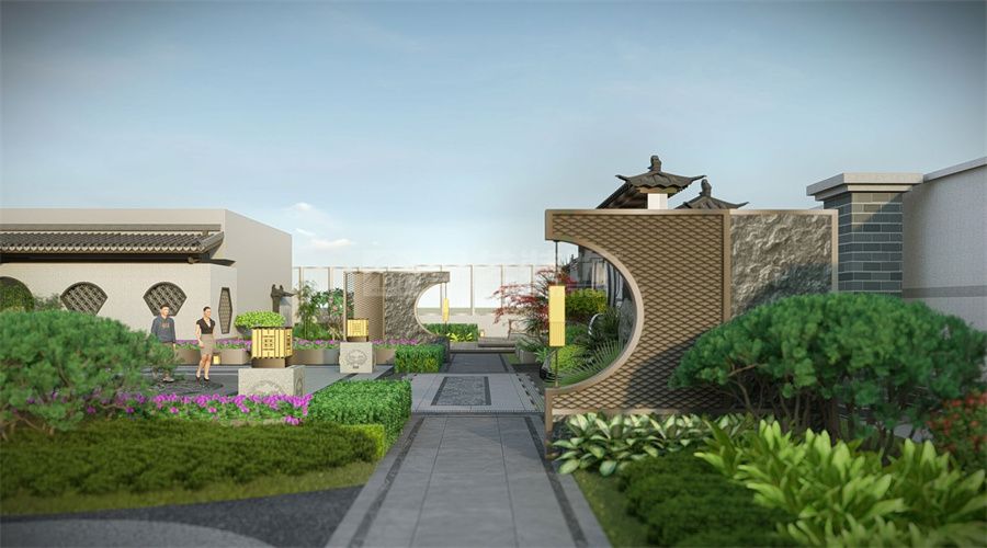 东方哲思融入企业空间设计，打造雅致商务会客环境(图12)