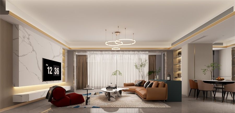 现代简约风格装修设计要点，打造简洁舒适的家居空间(图2)