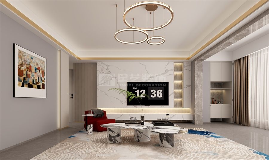 现代简约风格装修设计要点，打造简洁舒适的家居空间(图3)