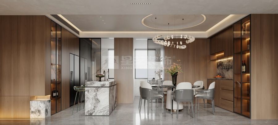 轻奢家居设计融合材质美学与光影艺术(图2)