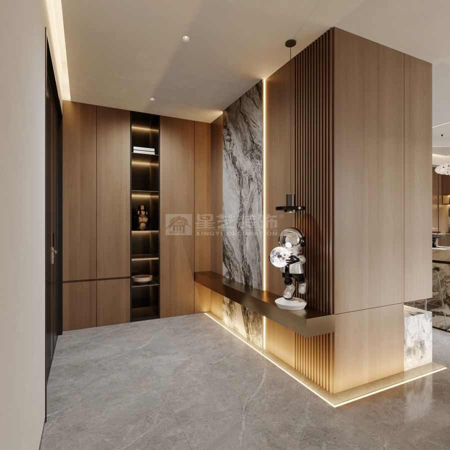 轻奢家居设计融合材质美学与光影艺术(图4)