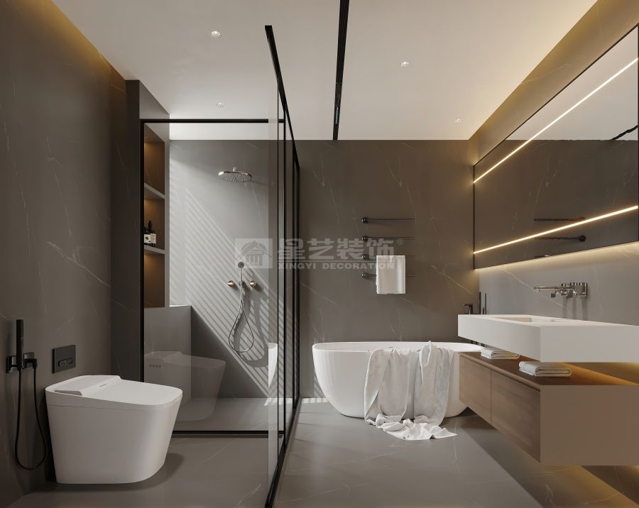 轻奢家居设计融合材质美学与光影艺术(图5)