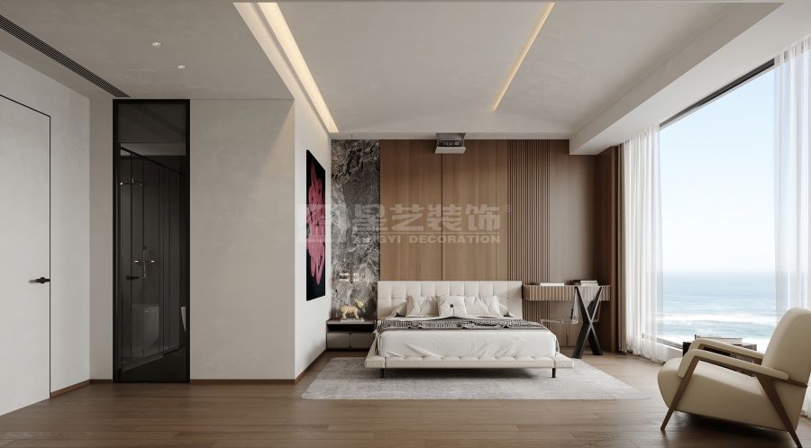 轻奢家居设计融合材质美学与光影艺术(图9)