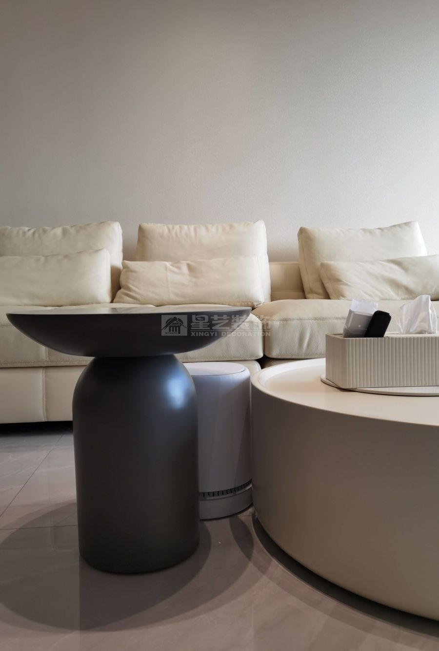 现代奶油风110㎡三室设计，简约温馨治愈系家居方案(图19)