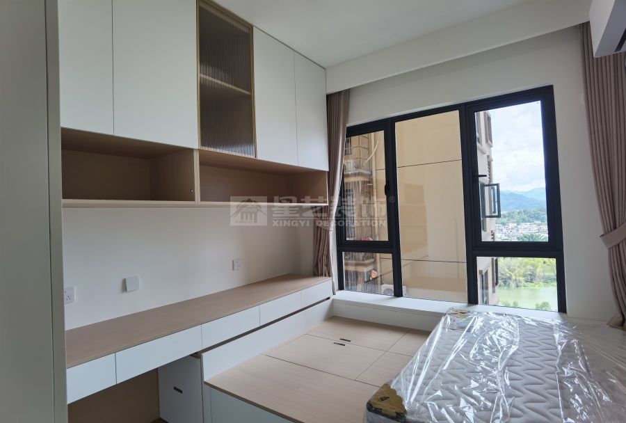 现代原木风110㎡四室两厅设计，简约易打理的理想居所(图11)