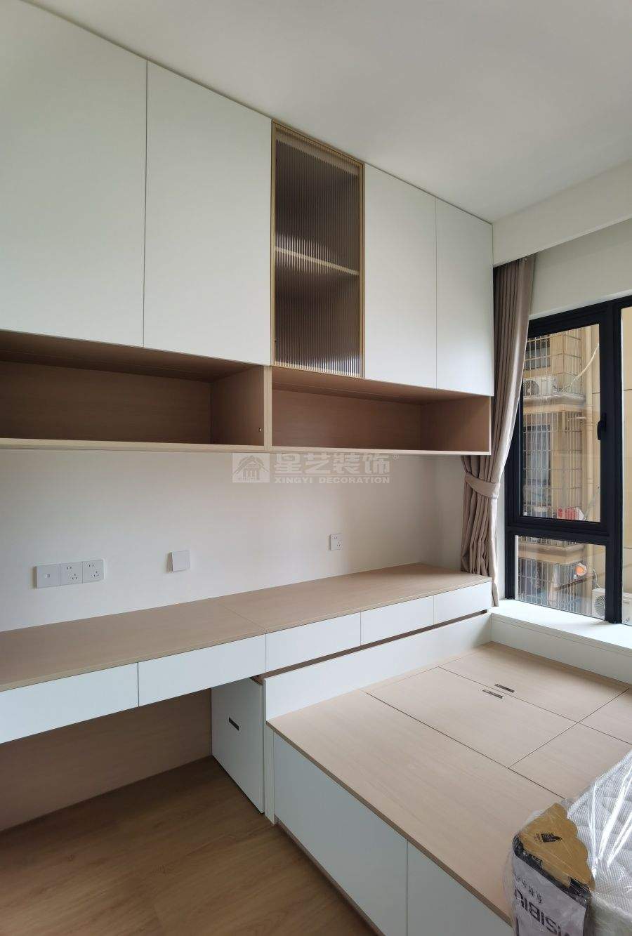 现代原木风110㎡四室两厅设计，简约易打理的理想居所(图13)