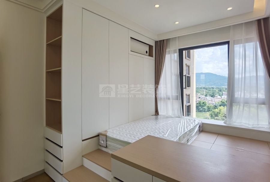 现代原木风110㎡四室两厅设计，简约易打理的理想居所(图22)